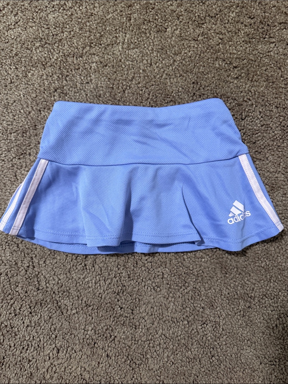 adidas Lavender Pleated Tennis Skort with White Logo 3month